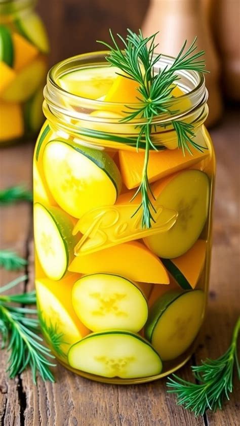 Refrigerator Pickled Squash