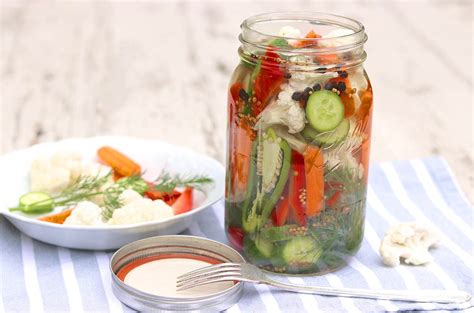 Refrigerator Pickled Vegetables