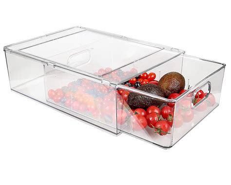 Refrigerator Stacking Bins