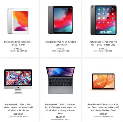 refurbished laptops apple store deals