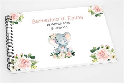 regalo battesimo libro personalizzato