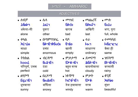 regarded meaning in amharic