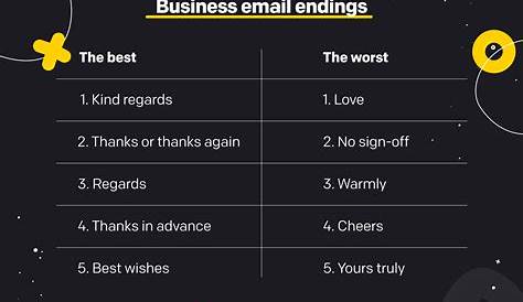 Regards Email Ending Closings