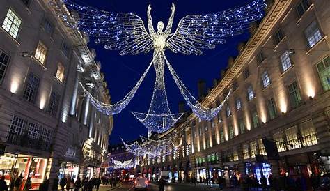 Regent Street Xmas Lights 2018 London At Christmas Time By Night LONDON