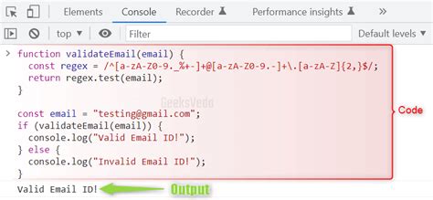 regex to find invalid email address