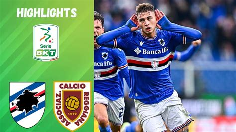 reggiana sampdoria highlights