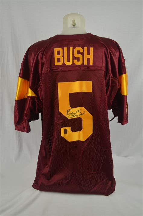reggie bush signed jersey