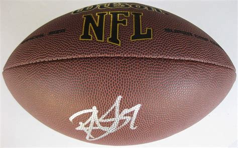 reggie wayne signed football