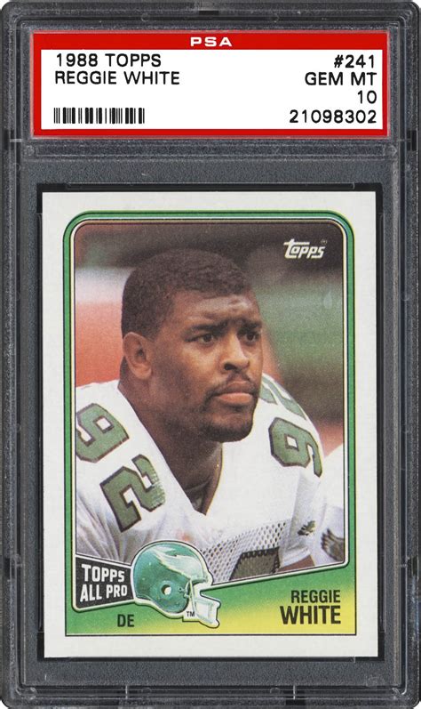 reggie white cards worth money