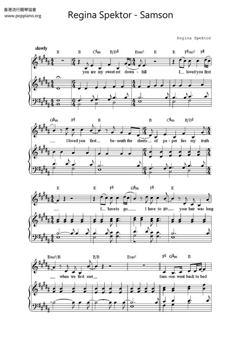 Regina Spektor Sheet Music