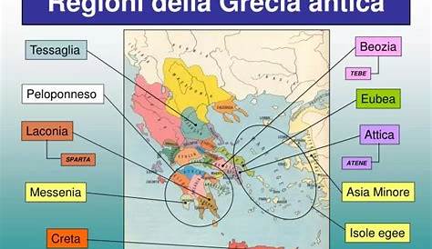 Geographical regions of the Ancient Greece
