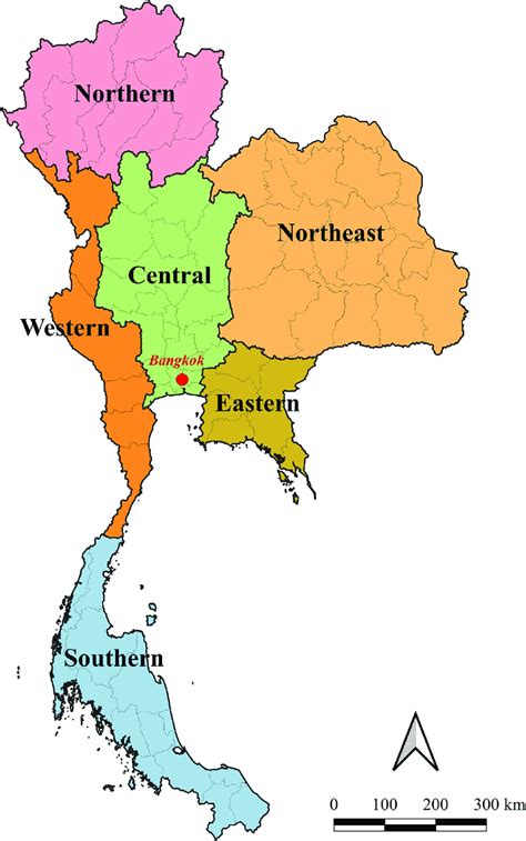 regions in southern thailand