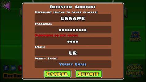 How To Register In Geometry Dash