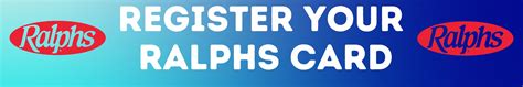 register ralphs card