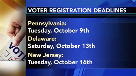 register to vote pa deadline