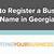 registering your business name in georgia