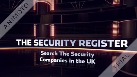 registering a security company