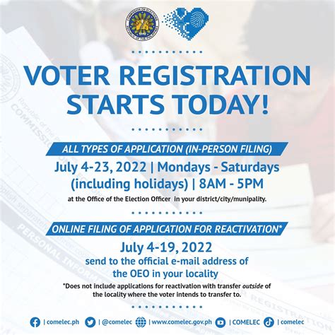 registration for voters 2023
