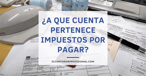 registro de impuestos por pagar