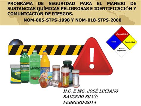 reglamento de manejo de sustancias peligrosas