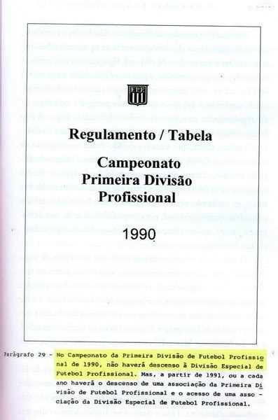 regulamento campeonato paulista 1990
