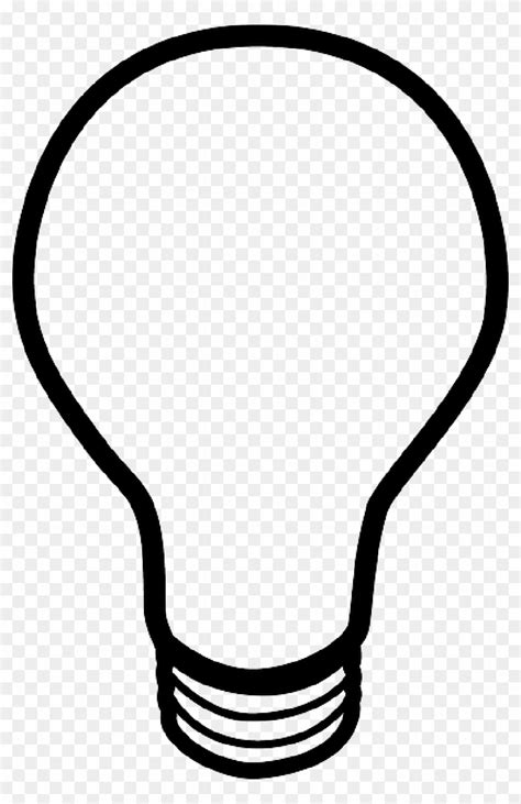 Regular Light Bulb Character Cut Out Template Printable