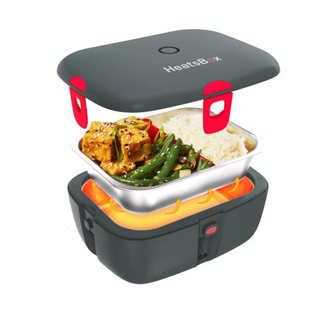 Rechargeable heated lunch box 304 stainless steel 800ml heated lunch