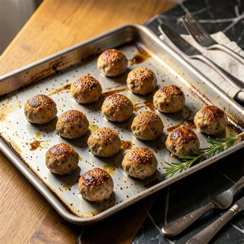 Reheating meatballs in a pan