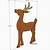 reindeer template for wood