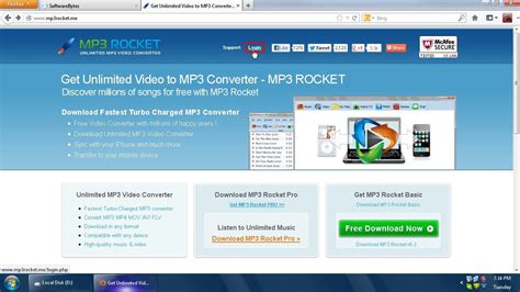 reinstall mp3 rocket pro windows 10