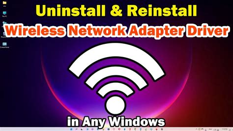 Reinstall Network Adapter Laptop