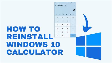  62 Free Reinstall Windows 10 Calculator App Powershell In 2023