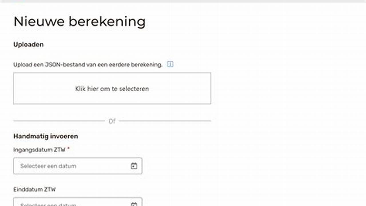 Rekenmodule Wlz 2025