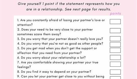 Relationship Attachment Styles Quiz For A Magazine Style Help Guide