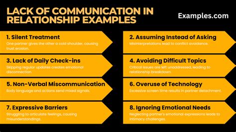 relationship problems examples