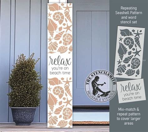 Relax Printable Stencil