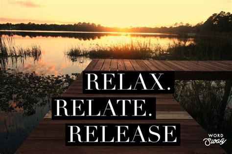 Relax, Relate, Release, Card Zazzle