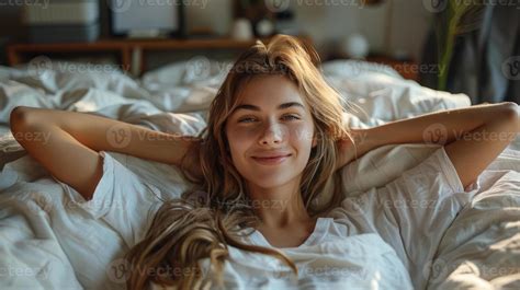Couple relaxing in bed
