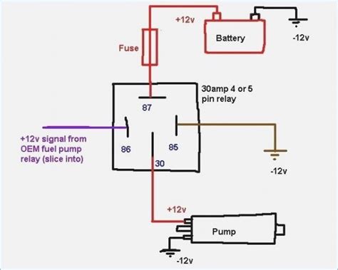 12V Relay Wiring Diagram 5 Pin Wiring Diagram