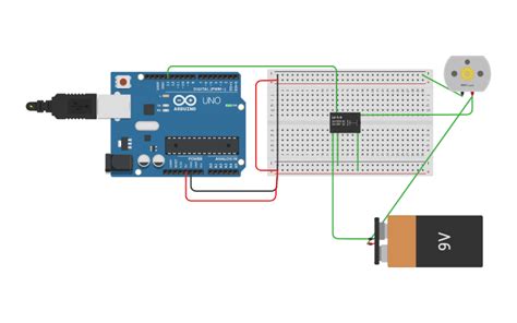 Relay Circuit Tinkercad
