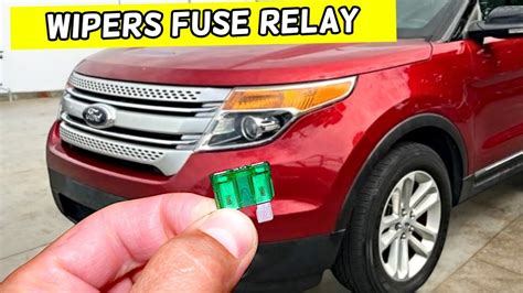 Relay Fuse Windshield Wipers
