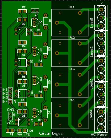 Relay Module Pcb Layout