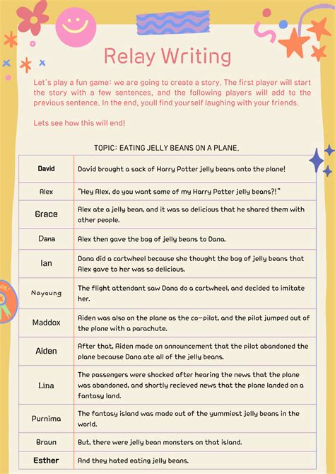 Relay Writing Definition