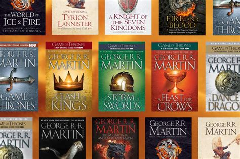 Release Dates Game Of Thrones Books