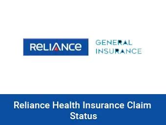 reliance health claim status