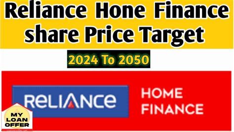 reliance home finance share price prediction