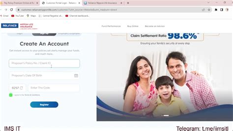 reliance life insurance online payment