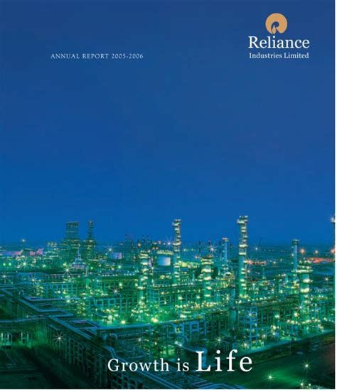 reliance ltd annual report