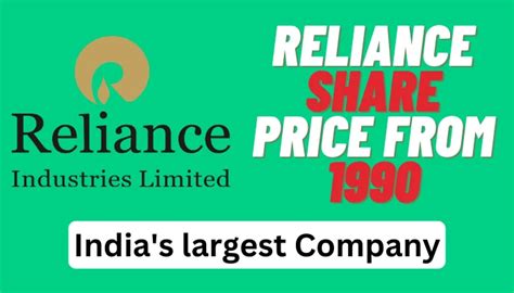 reliance share price in 1990