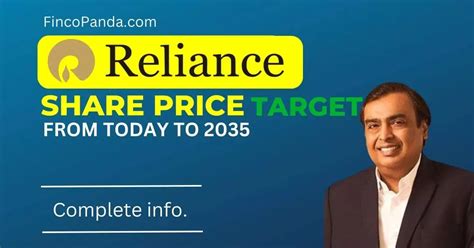 reliance share price target 2035